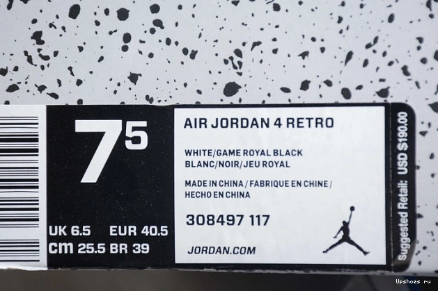 4 Jordan Retro (2017) 308497-117 Air Motorsports 0105